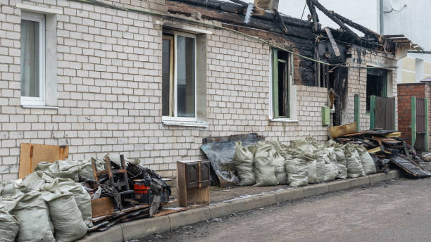 Professional Fire Damage Assessment technician working in Hobart, WA